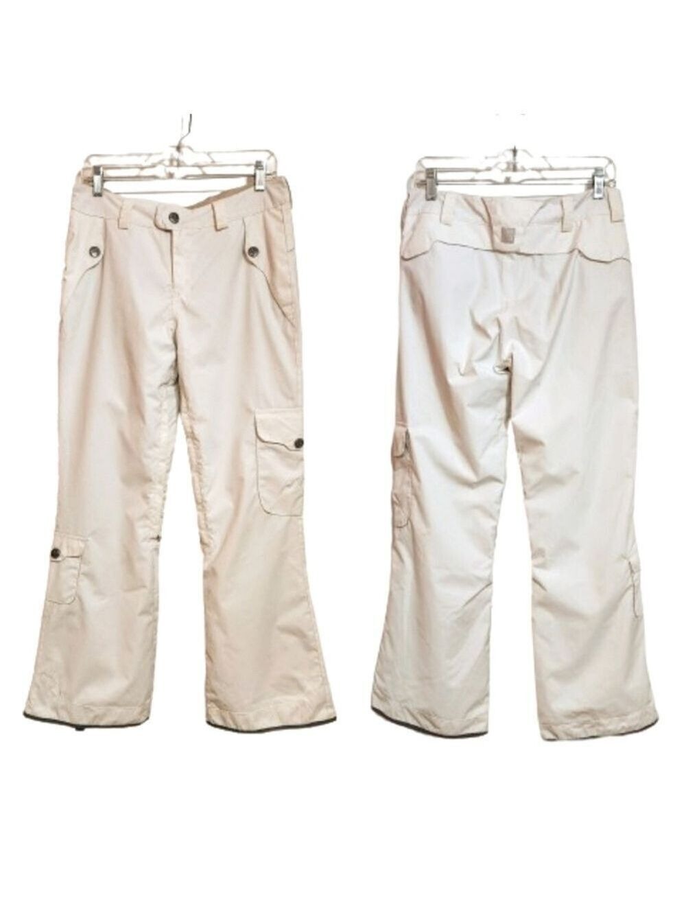 Millennium Three White Cargo Ski Snowboard Pants Medium